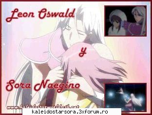 kaleido star sora & leon