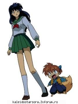kagome higurashi kagome and shippo