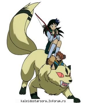 kagome higurashi kagome and kirara