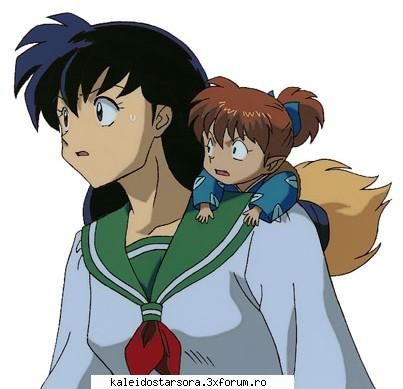 kagome higurashi kagome and shippo