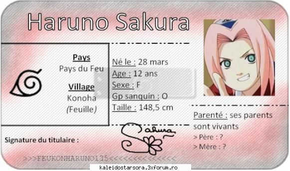 Sakura Haruno - Sora - ~Naruto~